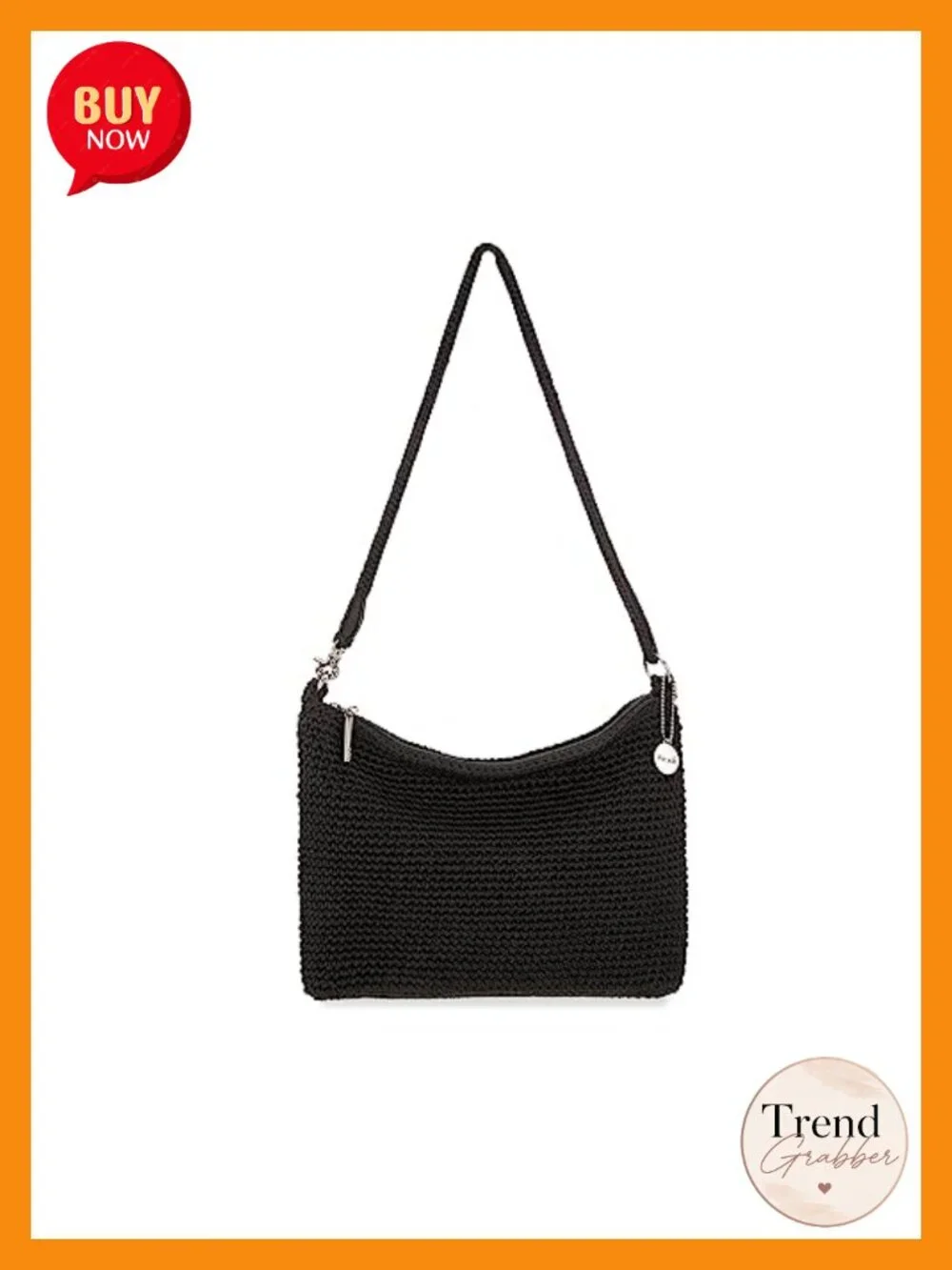 Convertible Crossbody Purse - 3-in-1 Hand Crochet & Leather Bag for Travel